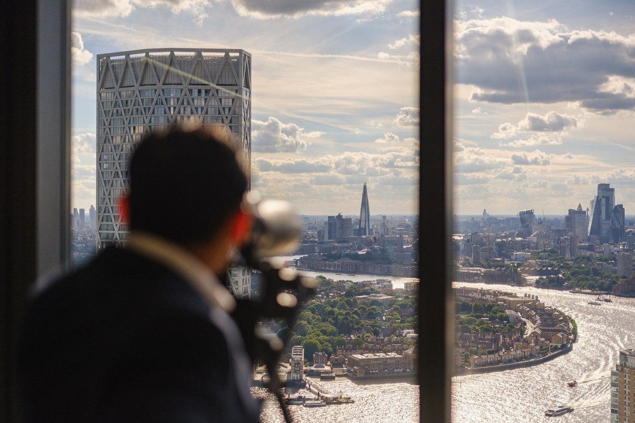 London business district, representing the start-ups and founders ECC supports